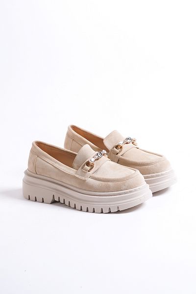 MARSEDO Women's Loafer Thick Sole Casual Shoes