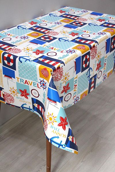 DDHOME Erasable Lined Pvc Oilcloth Tablecloth - 8284-1
