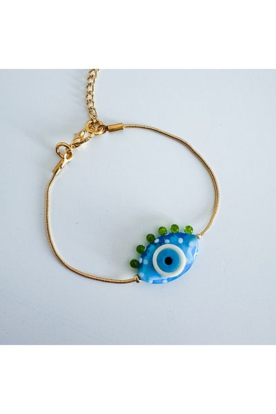 CHARMLUCKY Murano Evil Eye Bracelet