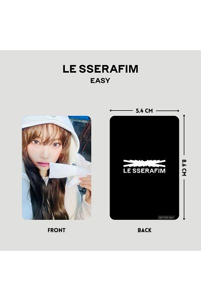 Kpop Dünyasi LE SSERAFIM '' Easy'' POB 2 PC Set
