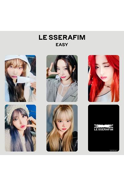 Kpop Dünyasi LE SSERAFIM '' Easy'' POB 2 PC Set