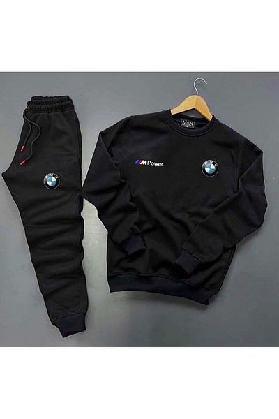 optimist sağdıç the original New Season Bmw I'm Power Printed Cotton Crew Neck Sweatpants Σετ