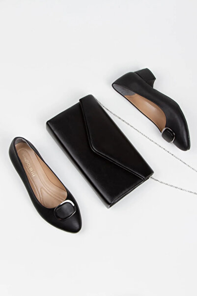 DARUGA طقم أحذية وحقائب كاجوال بكعب قصير للنساء