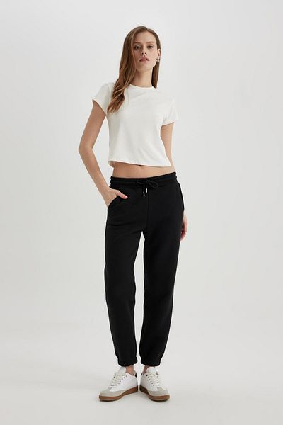 DeFacto Ψηλόμεσο Jogger Sweatpants με τσέπες - W1505az24sp