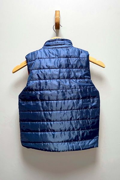 Mnk Baby&Kids Vestă pufă Flato Pocket Fiber pentru băiat Mnk0409 Indigo
