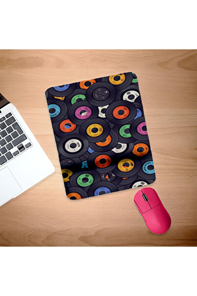 UcuruStore Mouse Pad dreptunghiular colorat cu suport pentru încheietura mâinii