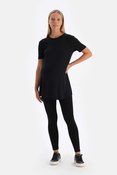Dagi Schwarze Umstandsstrumpfhose