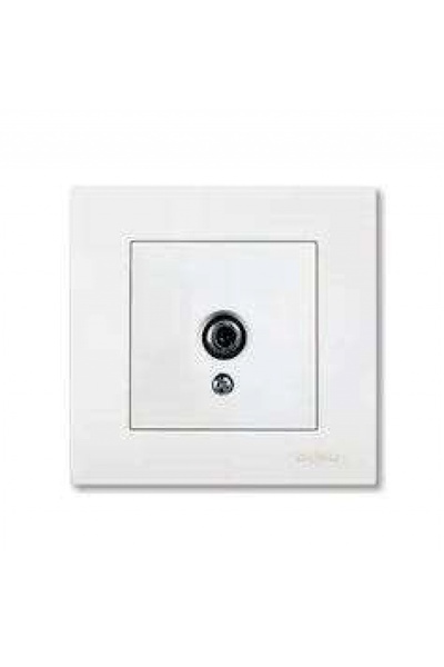 PUFFIN Satellite Socket F Type - 1 Female Connector, Cover and Frame Included