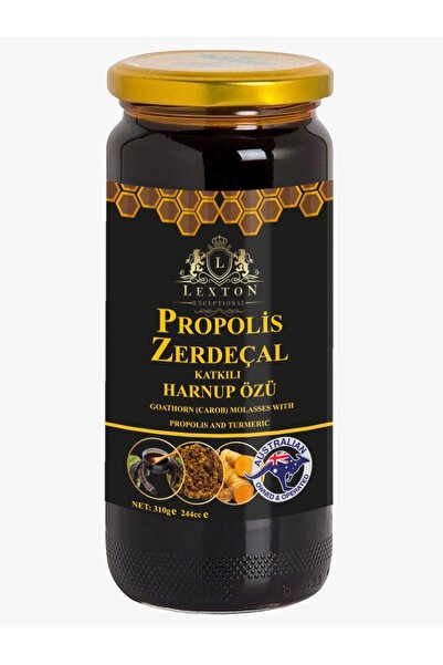 lexton Propolis Zerdeçal Katkılı Harnup Özü 310 Gr