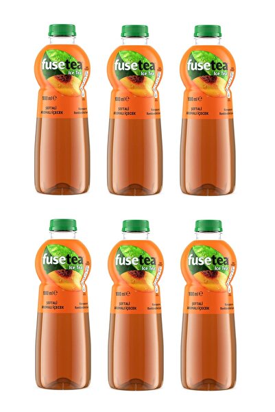 Fuse Tea Şeftali Aromalı Soğuk Çay 1 Lt X 6 Adet