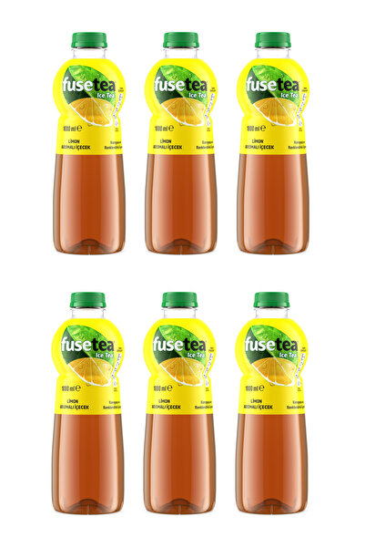 Fuse Tea Limon Aromalı Soğuk Çay 1 Lt X 6 Adet