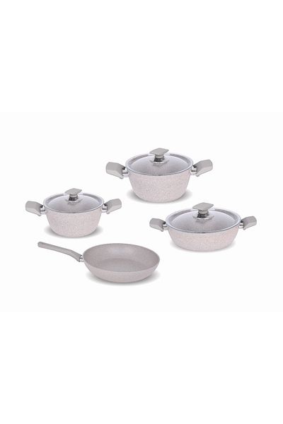 FMS 7 PIECES GRANITE COOKER SET BEIGE
