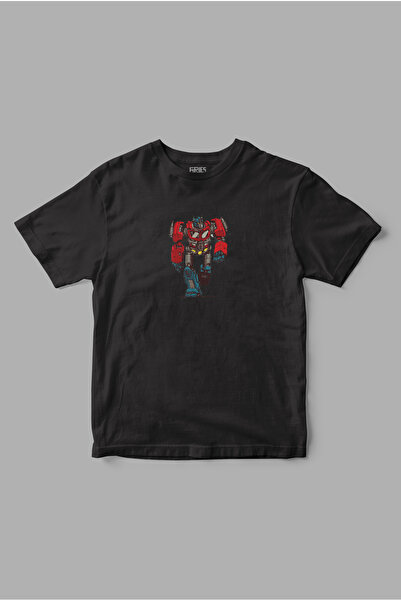 Gries Tricou cu imprimeu Optimus Prime Transformers