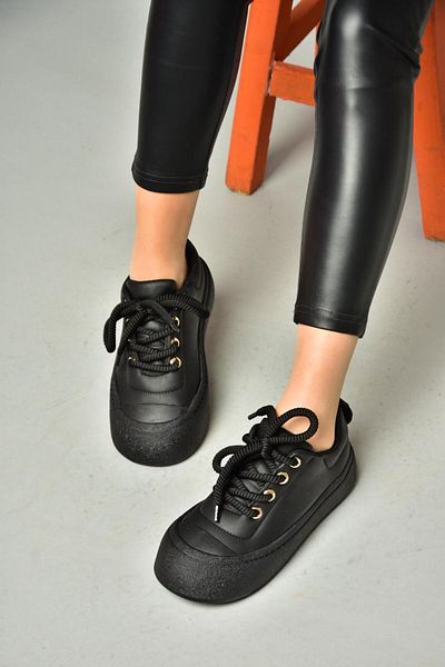 Fox Shoes S973702509 Tenisi negri pentru damă. Tenisi
