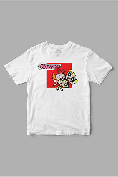 Gries Tricou imprimat cu Fetițele Powerpuff