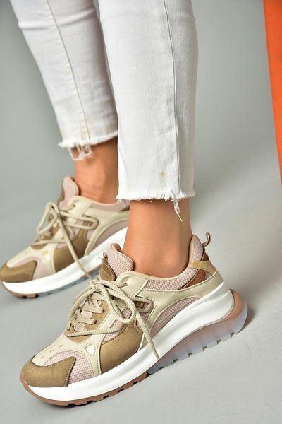Fox Shoes S973413104 Αθλητικά παπούτσια από ύφασμα Mink