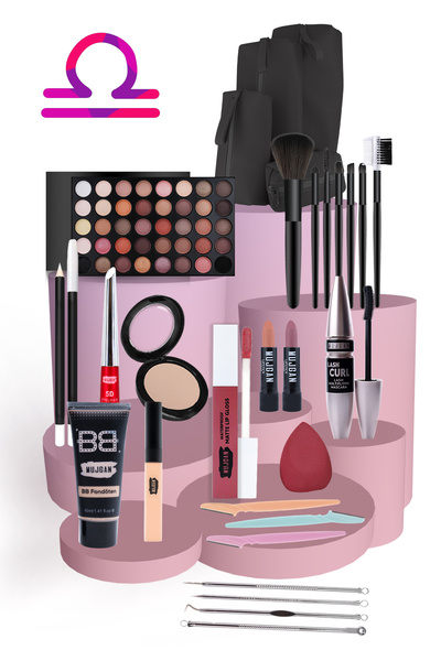 MUJGAN Terazi Burçlarına Özel Makyaj Seti Esmer Ten