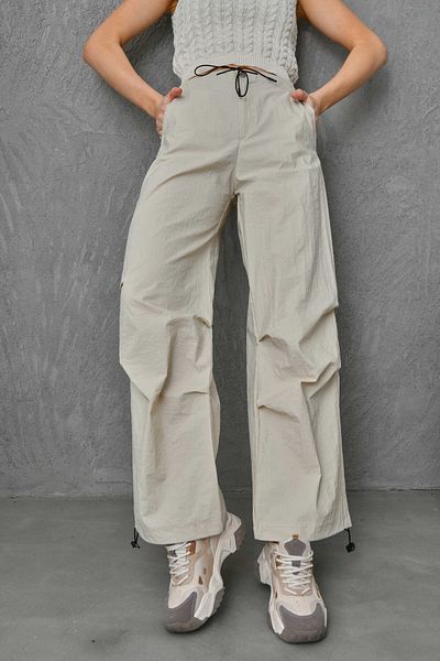 VOLT CLOTHİNG Fallschirmhose mit elastischem Bund für Damen