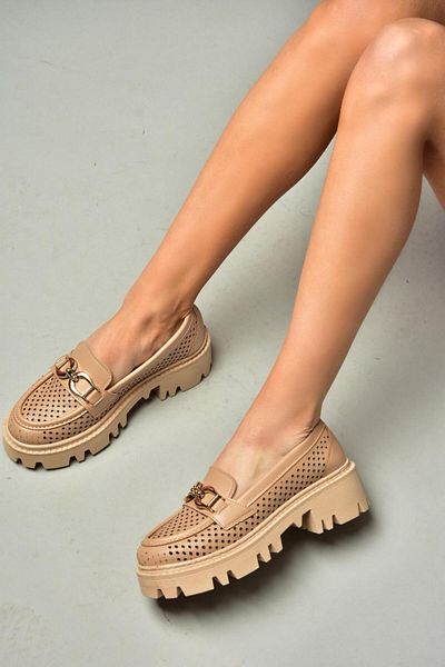 Fox Shoes S250242609 Haut-Damenschuhe mit dicker Sohle