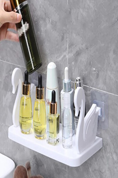 Tor Store Kuğu Tasarımlı Kendinden Yapışkanlı Raf Mutfak Banyo Dolap İçi Malz...