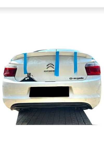 GÜNEŞLİ GARAJ Citroen C Elysee Arka Difüzör (plastik) Uyumlu