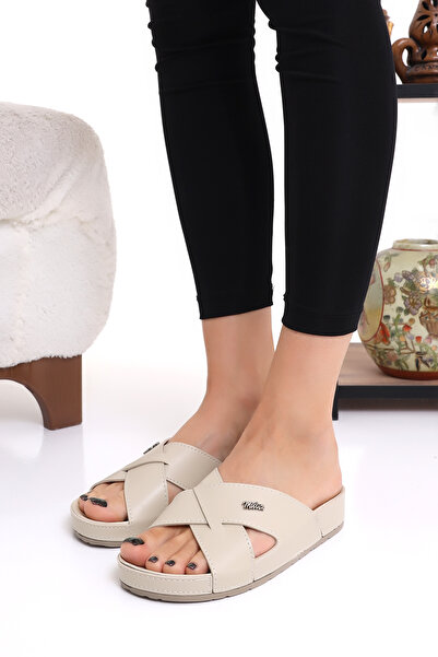 Wordex Mlx 10953 Cross Women's Slippers Comfort Anatomical Women's Home and Outdoor Slippers