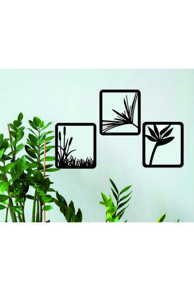 Generic Brand Primul meu cadou: Set decorativ de 3 bucăți de trestie decorati...