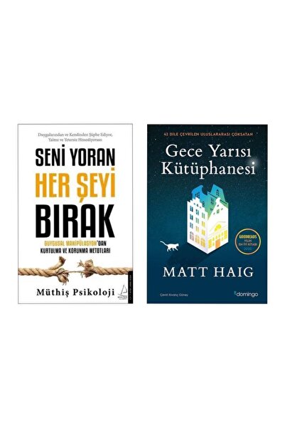 Destek Yayınları Seni Yoran Her Şeyi Bırak Müthiş Psikoloji - Gece Yarısı Küt...