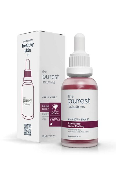 The Purest Solutions Aha & Bha Revitalizing & Skin Tone Equalizing Red Peeling Skin Serum 30 Ml
