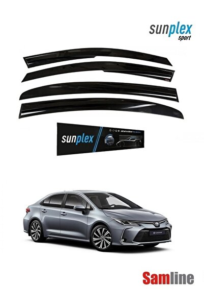 SUNPLEX Toyota Corolla Sedan 2022 Modeller için Cam Rüzgarlığı Takımı 4'lü Set