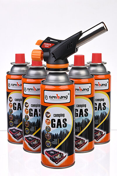 SENBANG Kamp Ocak Gazı Kartuş Pürmüz Seti Pro 6’lı