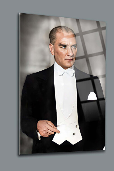 Atatürk 139 Cam Tablo-Atatürk Tablosu