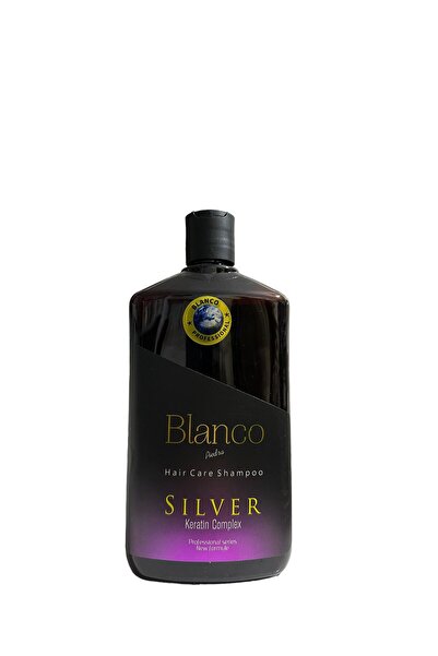 blanco piedra Silver Keratin Complex Şampuan - Turunculaşma Karşıtı Mor Şampuan