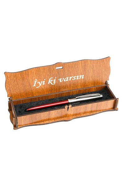 Scrikss Ballpoint Pen with Wooden Box