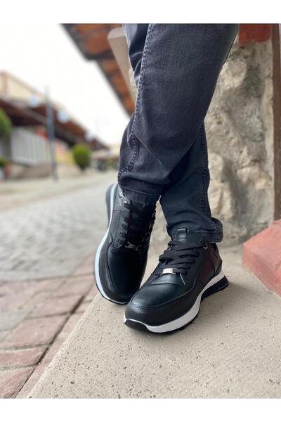 Pierre Cardin PİERRE CARDİN ERKEK DERİ ULTRA HAFİF COMFORT SPOR AYAKKABI 62109 COMFORT SİYAH