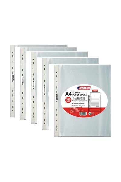 Bigpoint Bag File Eco 30 Micron 5 Bags of 100