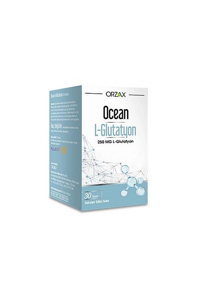 Ocean L-glutathione 250 Mg + Facial Cleanser 100ml - 30 Tablets Gift Supplement
