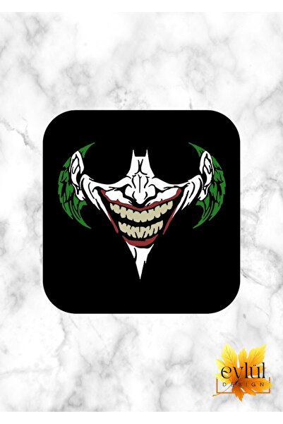 Eylül Design قاعدة أكواب مربعة MDF مطبوعة بتصميم مخصص من جوكر