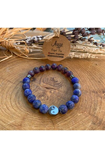 NehirTaş سوار الجمشت غير اللامع المعتمد، اللازورد غير اللامع يين يانغ الهيماتيت