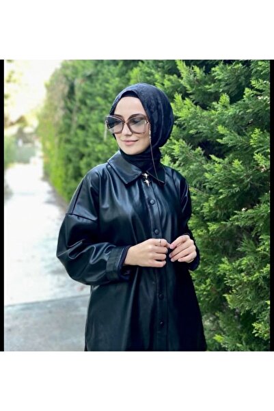 QOOQ STORE siyah deri ceket