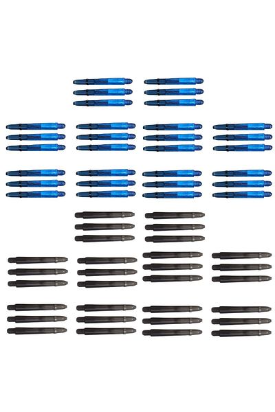 DARTSAN 20 Sets (60 Pieces) 48mm POLYCARBON Darts Shaft-Shaft