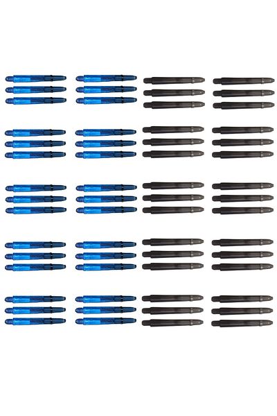 DARTSAN 20 Sets (60 Pieces) 48mm POLYCARBON Darts Shaft-Shaft