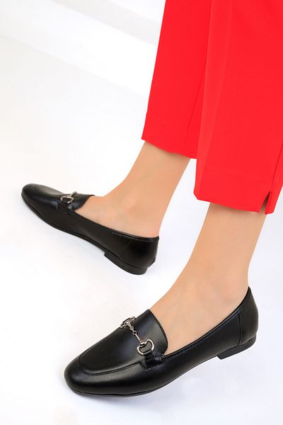 SOHO Women's Black Ballerinas 17936