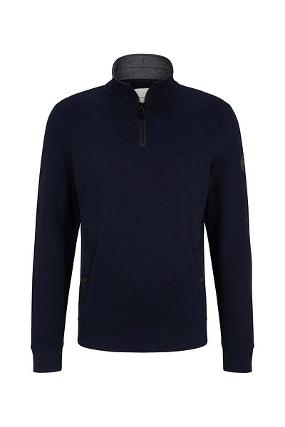 Tom Tailor Sweatshirt Langarmshirt Troyer