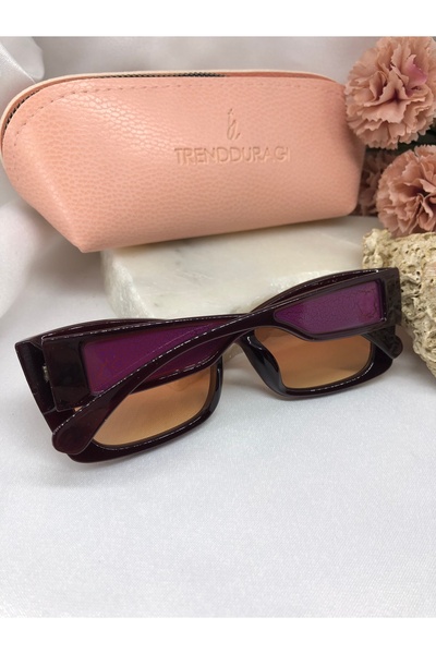 Di Caprio Ode Cat Eye Plum Colored Women's Sunglasses