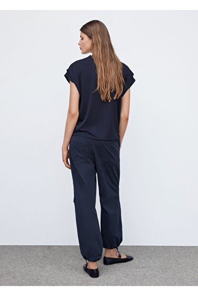 MANGO Woman Κοντομάνικο μπλουζάκι Oversize