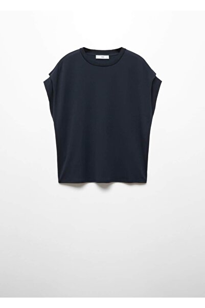 MANGO Woman Κοντομάνικο μπλουζάκι Oversize