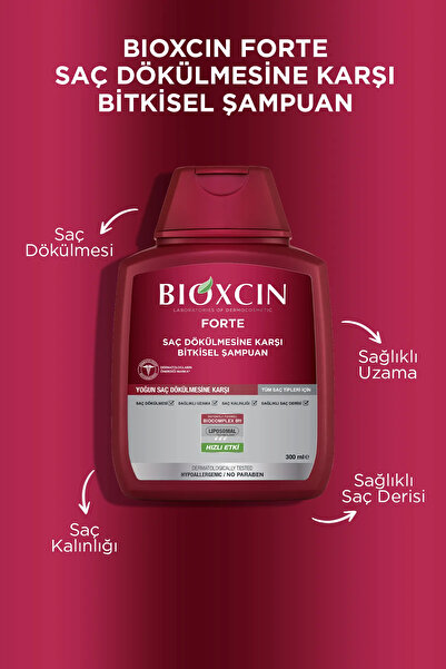 Bioxcin Forte Yoğun Saç Dökülmesine Karşı Bakım Şampuanı 300 Ml - 3 Al 2 Öde