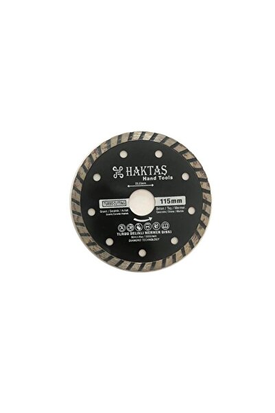 haktaş HAKTAŞ MERMER KESİCİ DELİKLİ TURBO SİYAH 15 MM