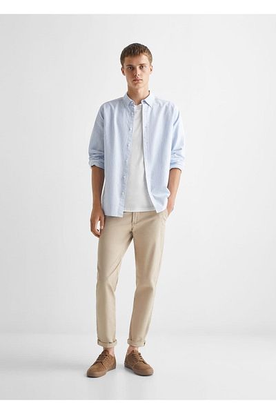 Mango Teen Оксфордська бавовна Regular Fit Gomlek